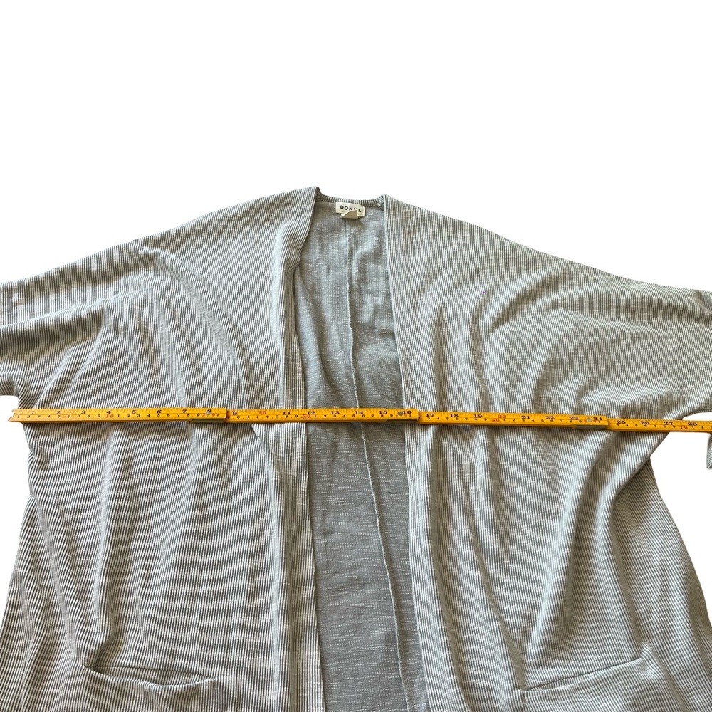 DONNI. Ribbed Open Front Cardigan - Picture 4 of 6